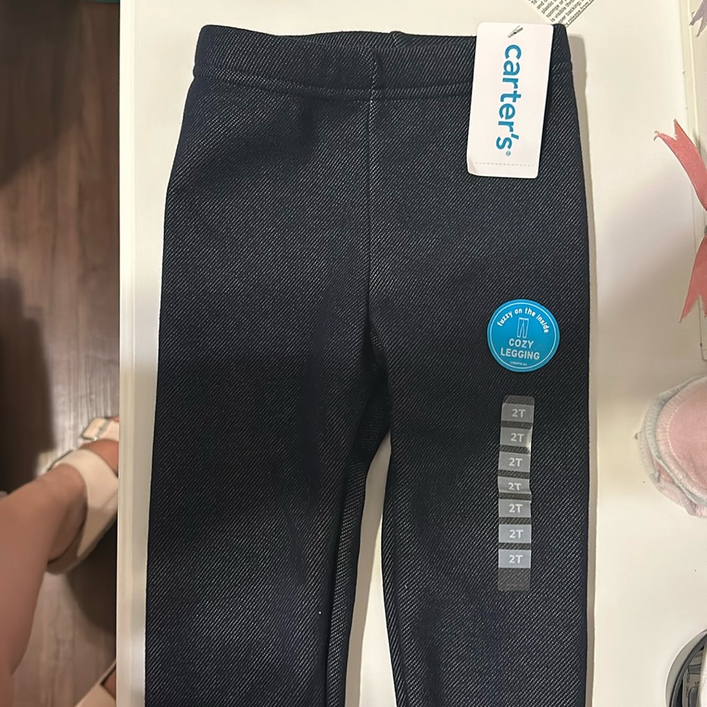 Girls Fleece lined jeggins